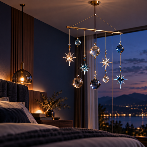 KELSVORA™ Astrielle Constellation Glass Mobile