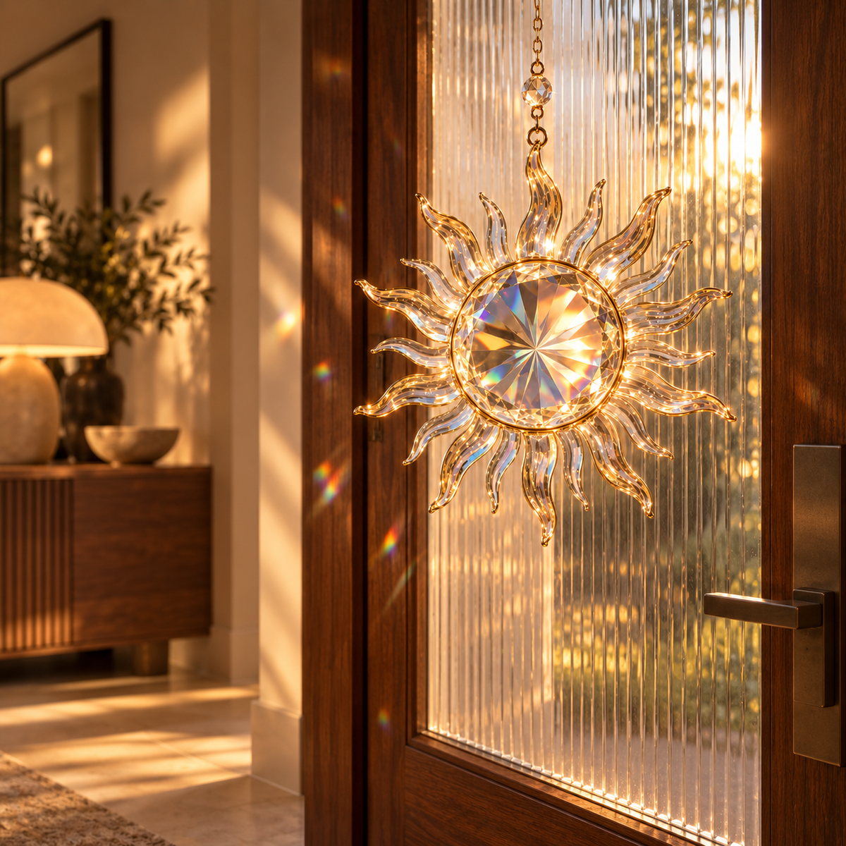 KELSVORA™ Solavene Prism Sun Glass Hanging